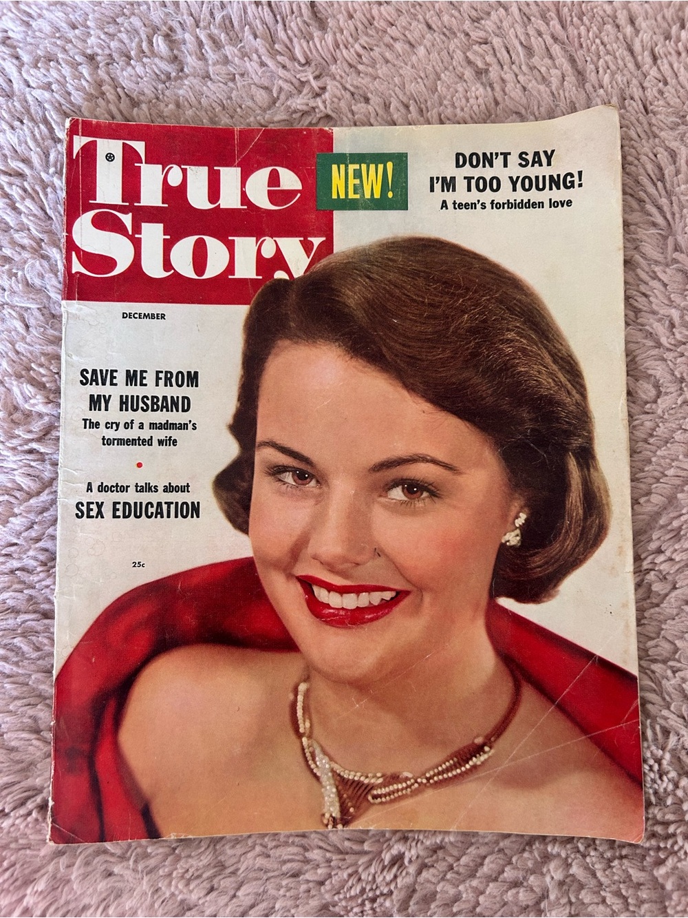 Vintage Cover Wall Art - Red Accent